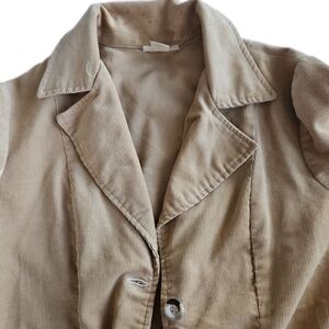 Vintage 70s Sears Tan Corduroy Blazer Jacket